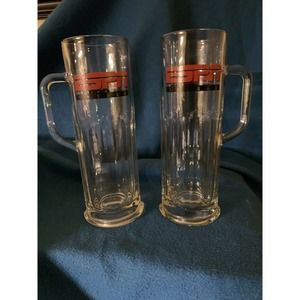 ESPN VTG Skybox 20 oz Tall BEER GLASS Libby's Brand Collectible! 2 Available